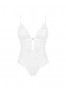 Heavenlly crotchless Teddy - White