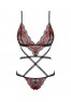 Megies Teddy - Black and red