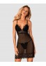 Renelia chemise + thong - Black