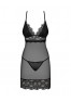 Renelia chemise + thong - Black