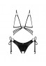 Cordellis ensemble ouvert - Noir wetlook