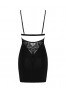 Maderris chemise and thong - Black