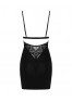 Maderris chemise and thong - Black