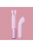 The naughty collection interchangeable heads vibrator pink