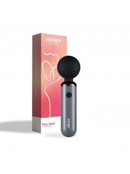 Pomi Wand- Powerful Mini Wand Vibrator Grey