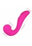 Angel - 3-in-1 Clitoral Sucking Licking and G Spot Vibrator - pink