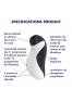 Orca stimulateur clitoridien et vibromasseur - Noir Satisfyer