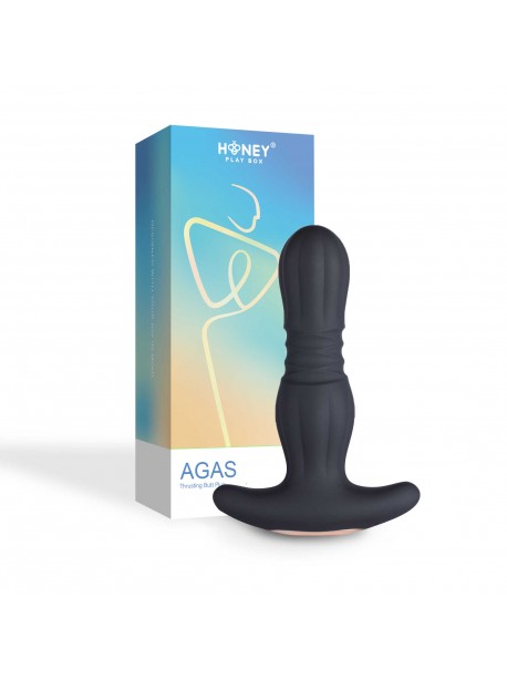 Agas - Thrusting Butt Plug with Remote Controller