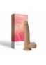 Idalis - Vibrating Thrusting Dildo 20.3 cm - Flesh