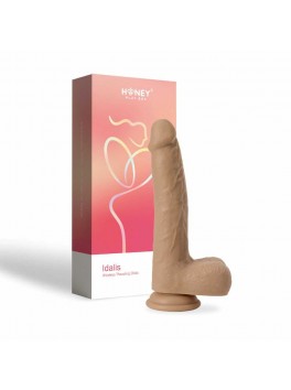 Idalis - Vibrating Thrusting Dildo 20.3 cm - Flesh