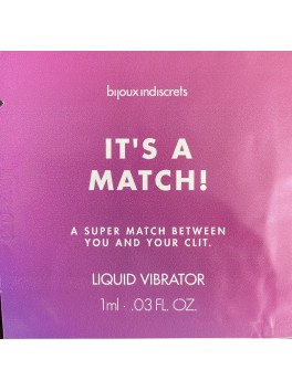 Liquid vibrator - IT'S A MATCH - Clitherapy - 1ml