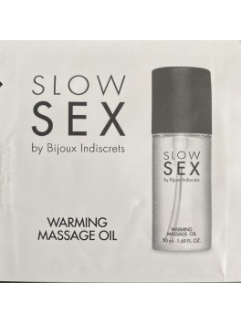Warming massage oil Slow Sex collection by Bijoux Indiscrets