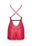 Lacelove babydoll et String - Rouge