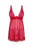 Lacelove babydoll and thong - Red