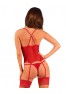 Lacelove corset red