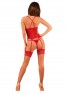 Lacelove corset red
