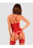 Lacelove corset red