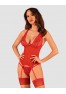 Lacelove corset red