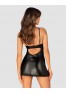 Norides chemise and thong - Black