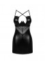 Norides chemise and thong - Black