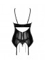 Norides corset and thong black