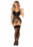 Sherila Corset et string - noir