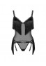 Sherila corset and thong black