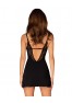 Bellastia chemise and thong - Black