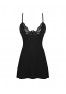 Bellastia chemise and thong - Black