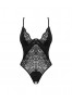 Bellastia crotchless teddy black
