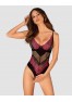 Rosenty crotchless teddy black