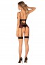 Rosenty corset and thong - Black