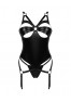 Armares corset and thong - Black