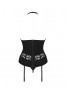 Serafia corset and thong - Black