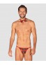 Mr Merrilo - Thong and bow tie Red
