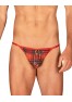 Mr Merrilo - Thong and bow tie Red