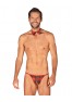 Mr Merrilo - Thong and bow tie Red