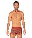 Mr Merrilo - Boxer shorts and bow tie Red