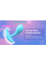 Loli Bleu - vibromasseur avec application pour le point G et le clitoris