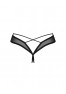 Roxelia crotchless thong black