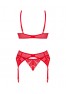 Ingridia 3-pcs set - Red