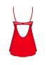 Ingridia chemise & thong - Red
