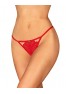 Ingridia crotchless thong - Red