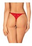 Ingridia crotchless thong - Red