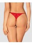 Ingridia crotchless thong - Red