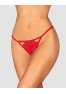 Ingridia crotchless thong - Red