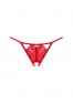 Ingridia crotchless thong - Red