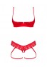 Ingridia 2-pcs cupless set - Red