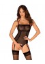 Glandez crotchless teddy - Black