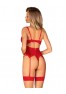 Amor Cherris corset & thong - Red